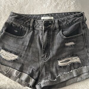 PacSun Black Shorty Shorts Size 27